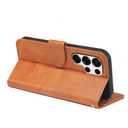 Samsung Galaxy S25 / Plus / Ultra Book Flip Case Leather Wallet