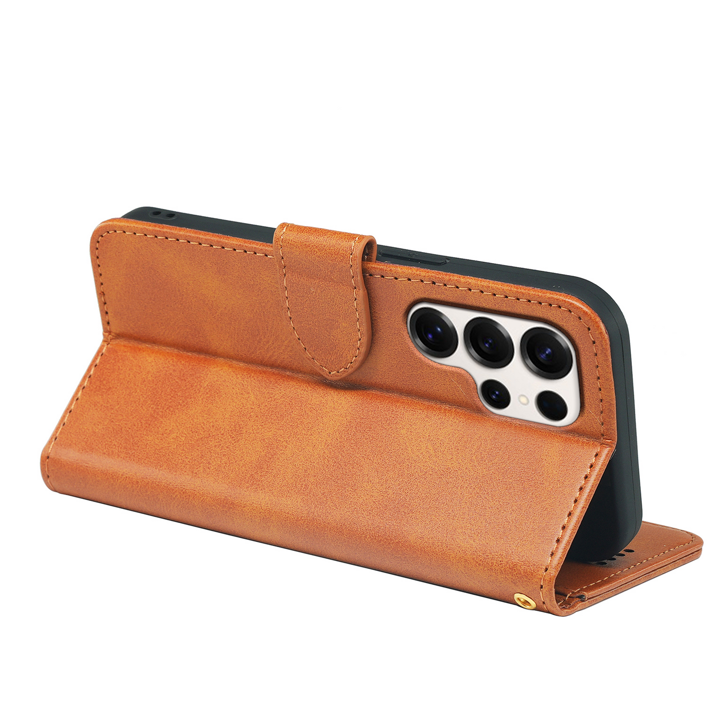 Samsung Galaxy S25 Series Book Flip Case Leather Wallet