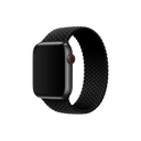 Apple Watch braided solo loop band black on wrist