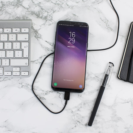 Samsung Genuine USB A to Type C 1.2M Charging Data Cable Black