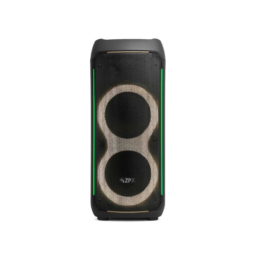 Wireless Bluetooth Party Speaker with Dual 10" Woofers - ZX8818/19