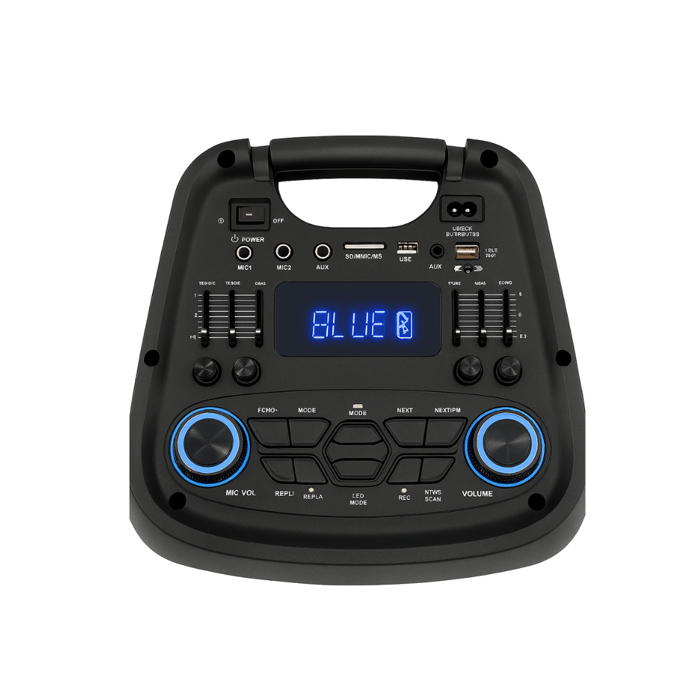 Wireless Bluetooth Party Speaker with Dual 10" Woofers - ZX8818/19