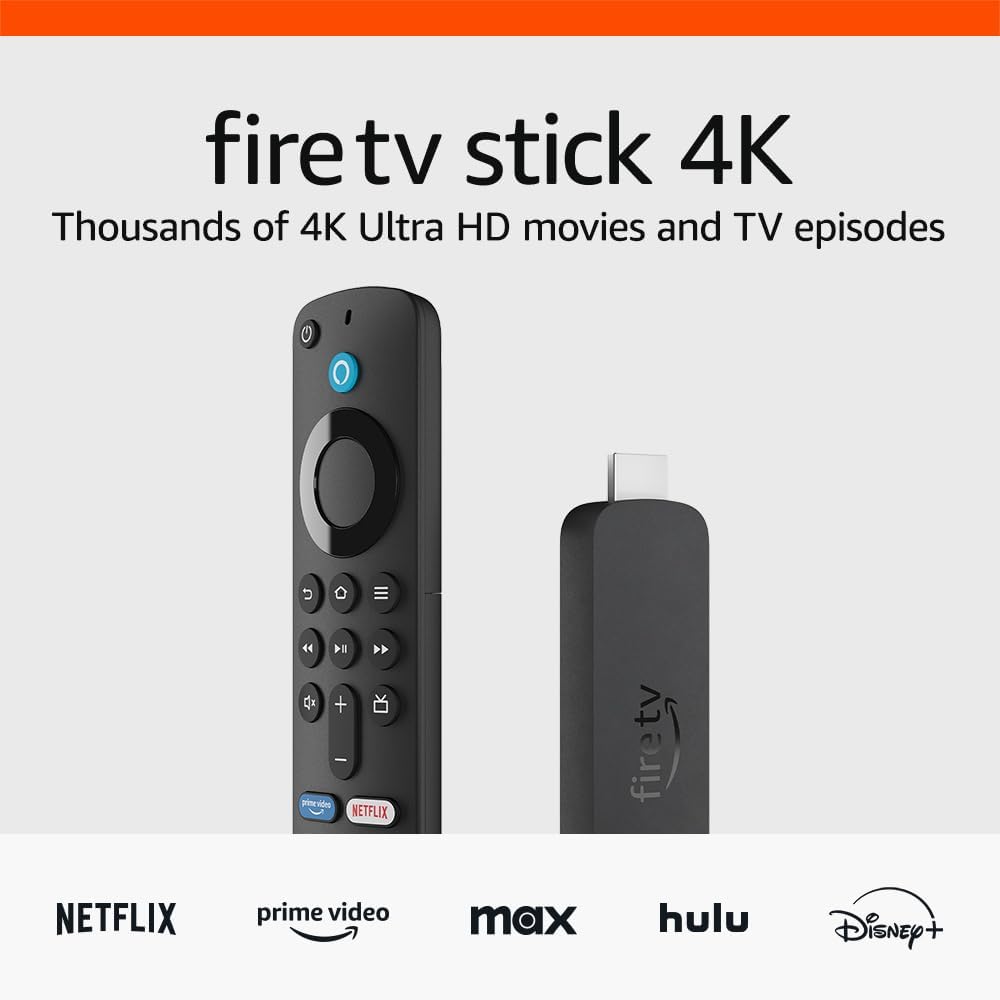 Amazon Fire TV Stick 4K with Alexa Voice Remote