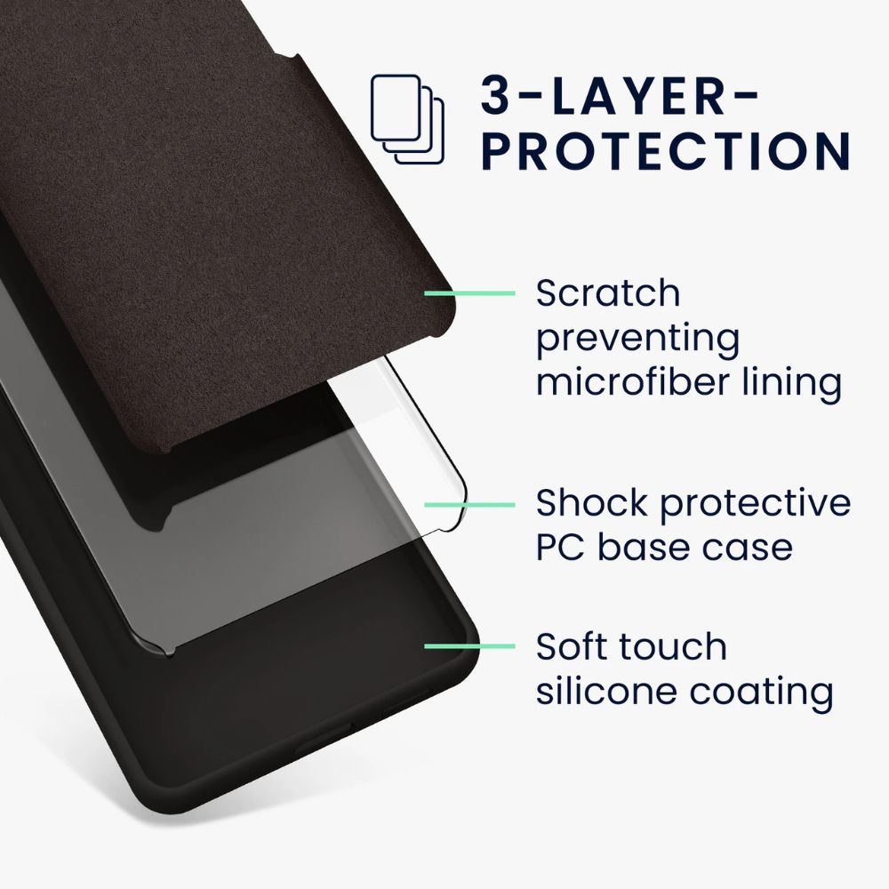 Google Pixel 9 Pro XL Black Silicone Gel Case