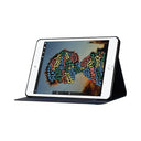 ipad leather wallet case for mini 1 2 3 4 5 6, ipad pro 12.9 navy folded back