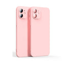 iphone xr to 14 pro max glass case pink