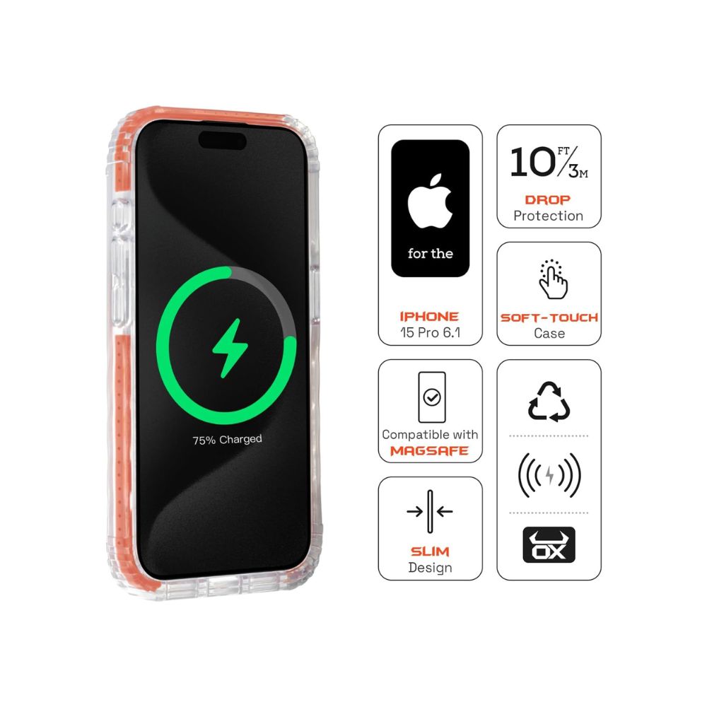 iphone 15 pro max case robin red specs