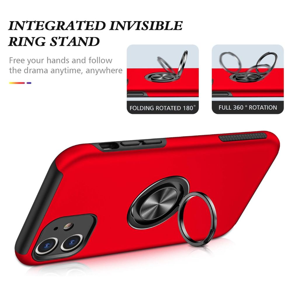 iphone 11 case with kickstand ring stand