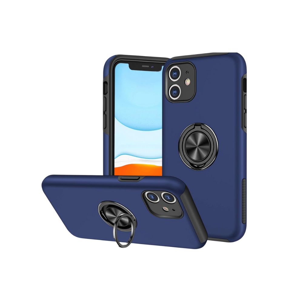 iphone 11 case blue ring holder