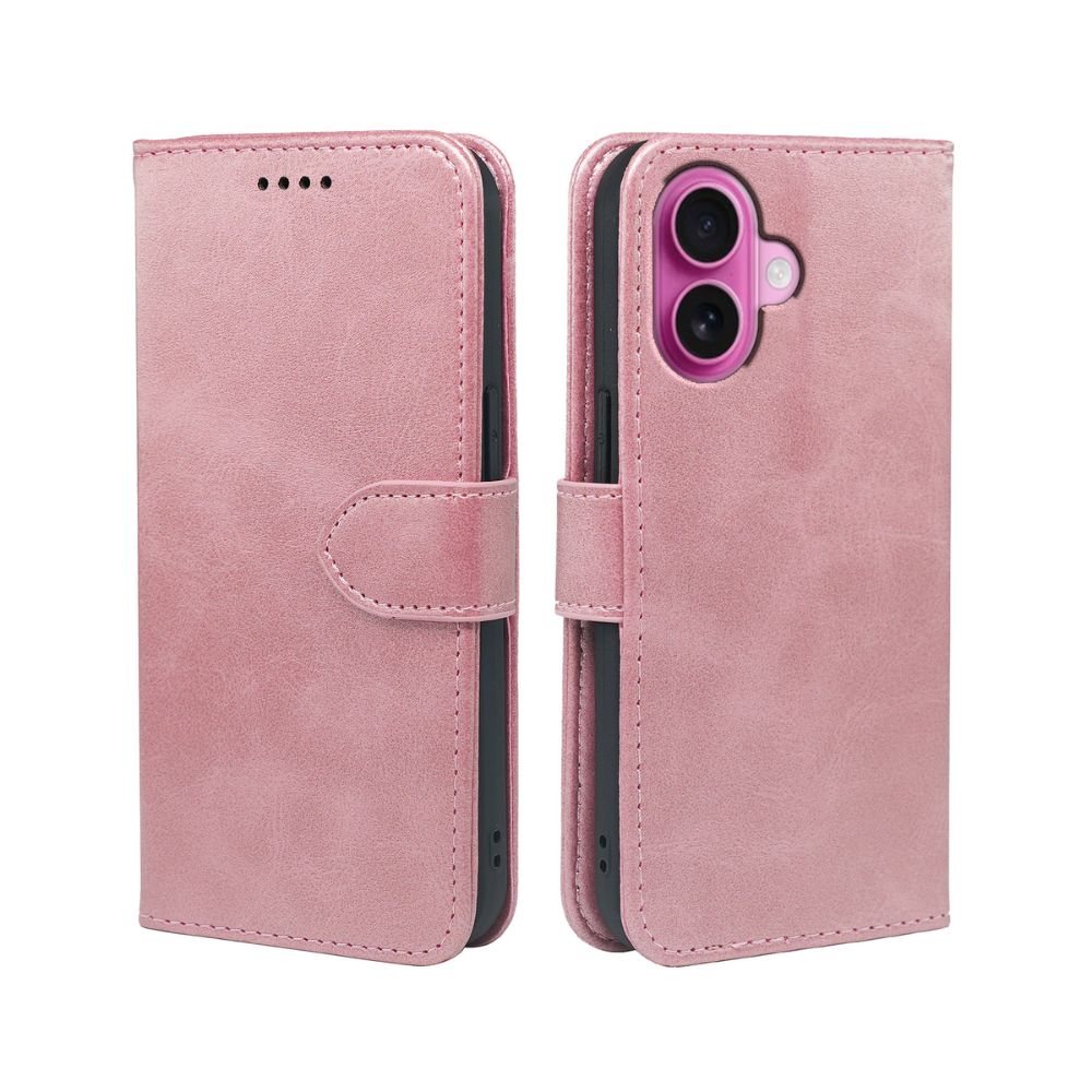 iPhone 16 Series Book Flip Case Leather Wallet