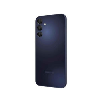 Galaxy A15 128GB Blue Black front and back view