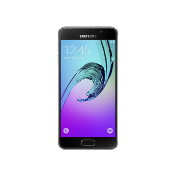 Galaxy A3 2017 front and back black edition