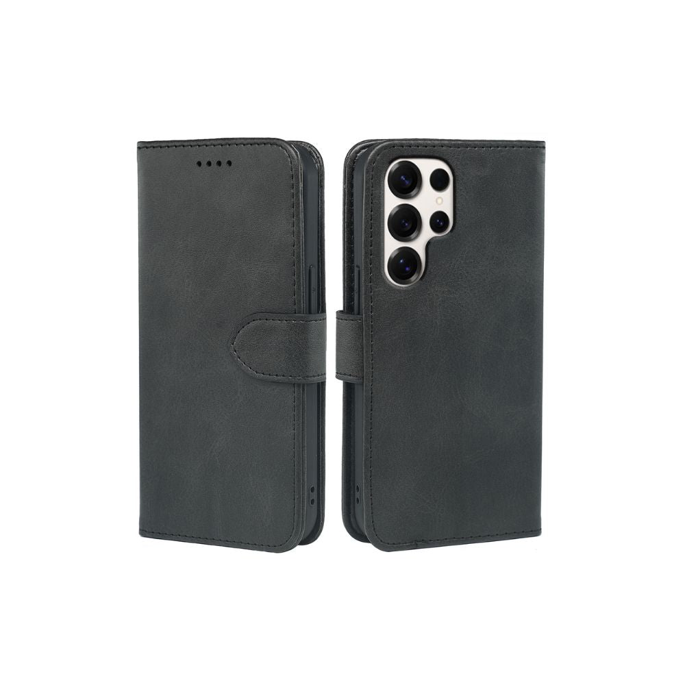 Samsung Galaxy S25 Series Book Flip Case Leather Wallet