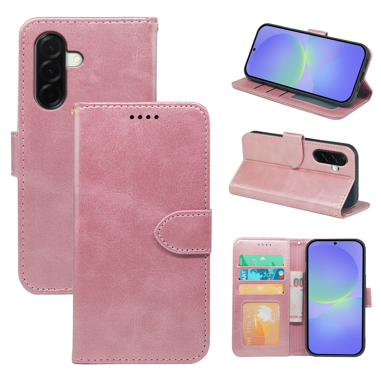 Samsung Galaxy A36/A56 Book Flip Case Leather Wallet