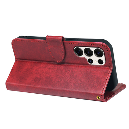 Samsung Galaxy S24 Series Book Flip Case Leather Wallet