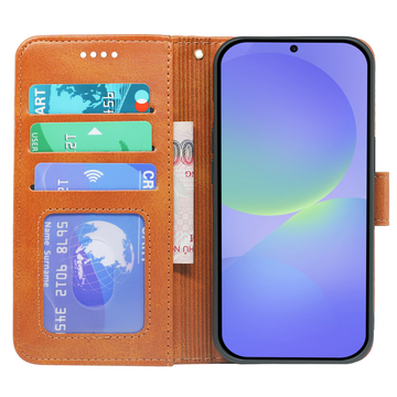 Samsung Galaxy A36/A56 Book Flip Case Leather Wallet