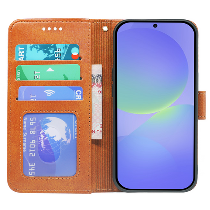 Samsung Galaxy A36/A56 Book Flip Case Leather Wallet