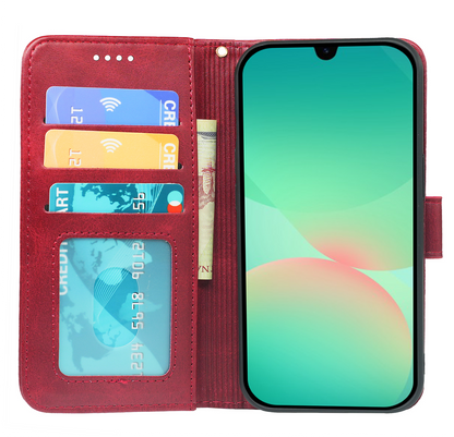 Samsung Galaxy A17 5G Book Flip Case Leather Wallet