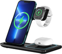 3-in-1 Wireless Charging Station – Fast, Efficient & Multi-Device Compatible | VD-WLC001