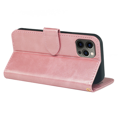 iPhone 14 Series Book Flip Case Leather Wallet