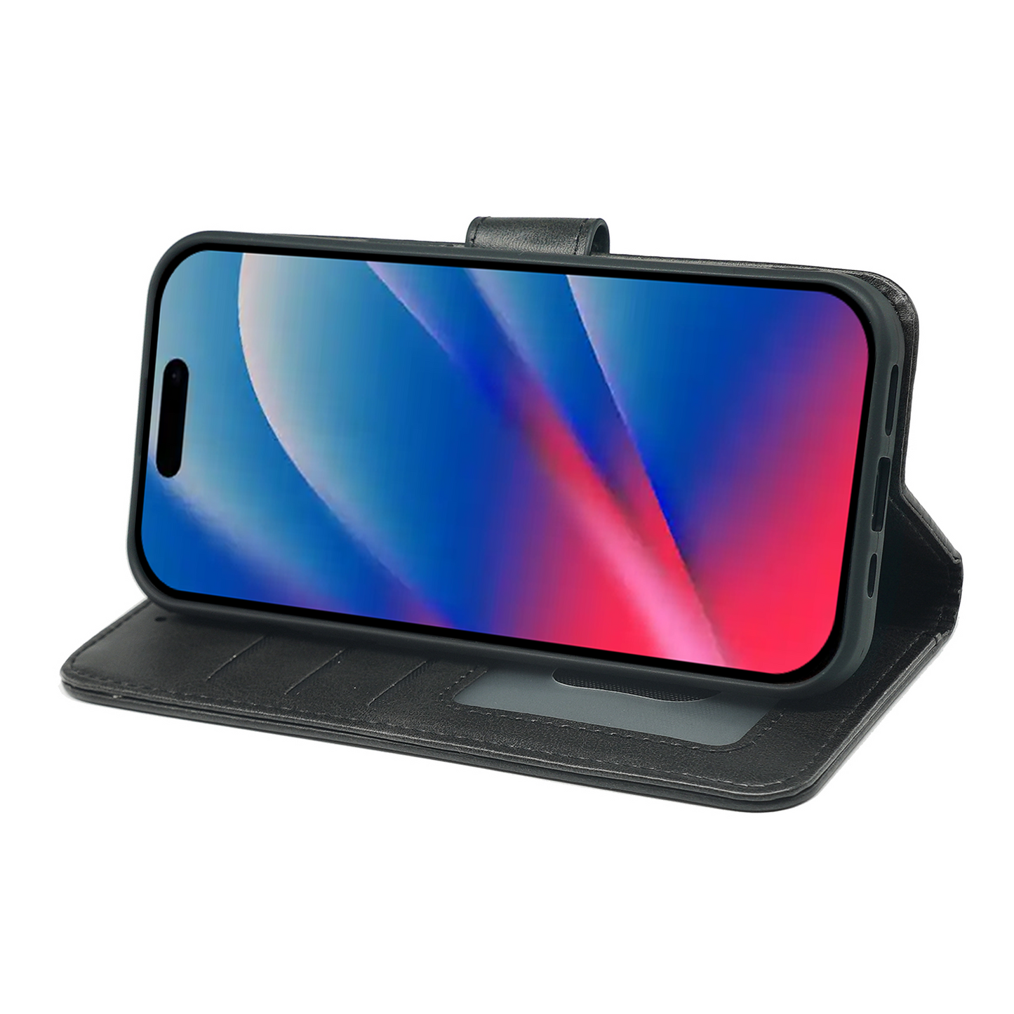 iPhone 17 Series Book Flip Case Leather Wallet