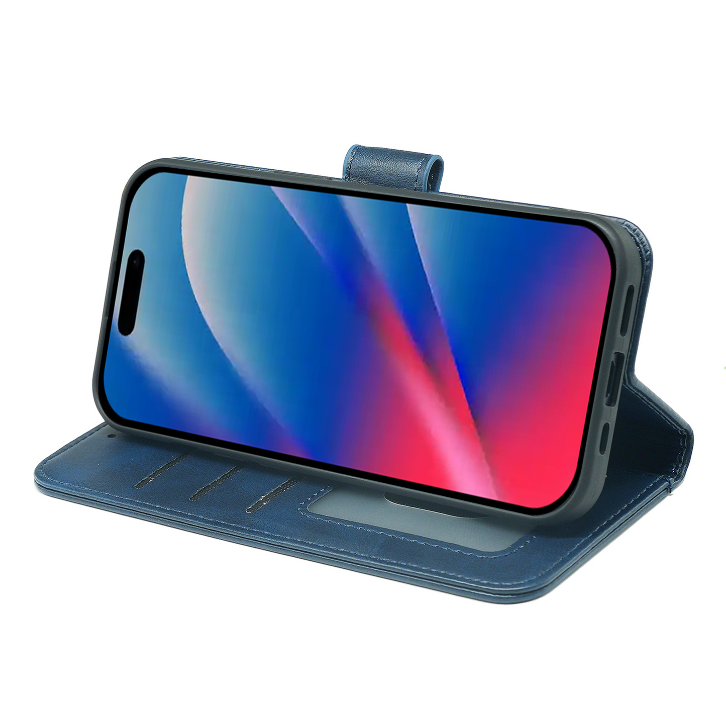 iPhone 17 Series Book Flip Case Leather Wallet