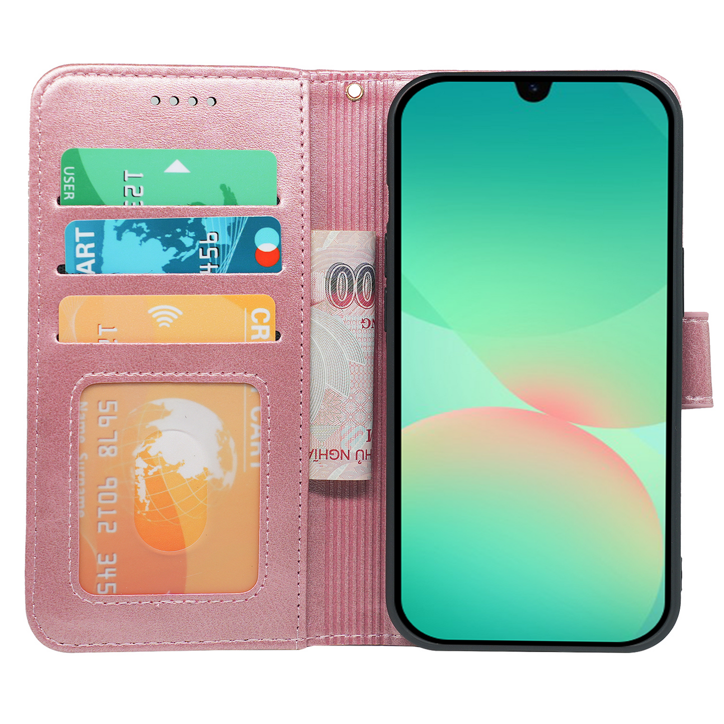 Samsung Galaxy A17 5G Book Flip Case Leather Wallet