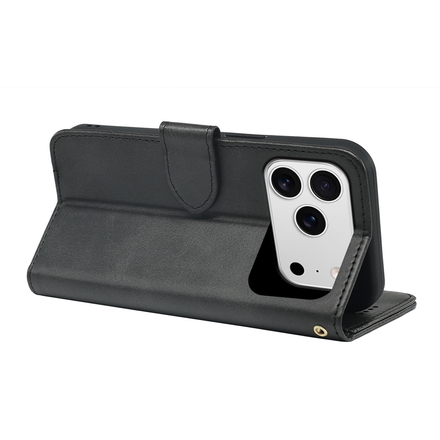 iPhone 17 Series Book Flip Case Leather Wallet