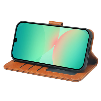 Samsung Galaxy A17 5G Book Flip Case Leather Wallet