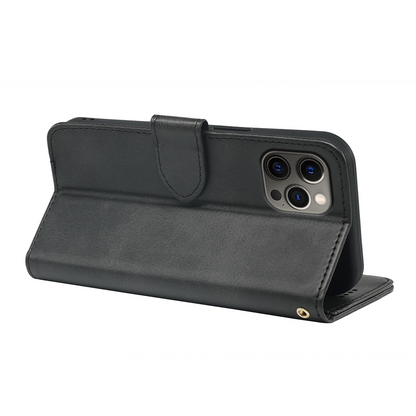 iPhone 14 Series Book Flip Case Leather Wallet