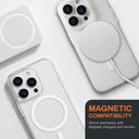 iPhone Corrugated Case with MagSafe Clear/White