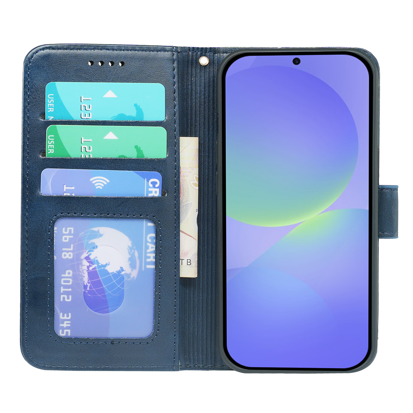 Samsung Galaxy A36/A56 Book Flip Case Leather Wallet