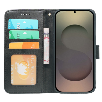 Samsung Galaxy S24 Series Book Flip Case Leather Wallet