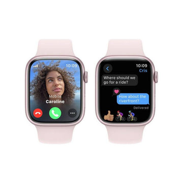 Apple Watch Series 9 Grade A Pink Aluminum 45mm GPS front view