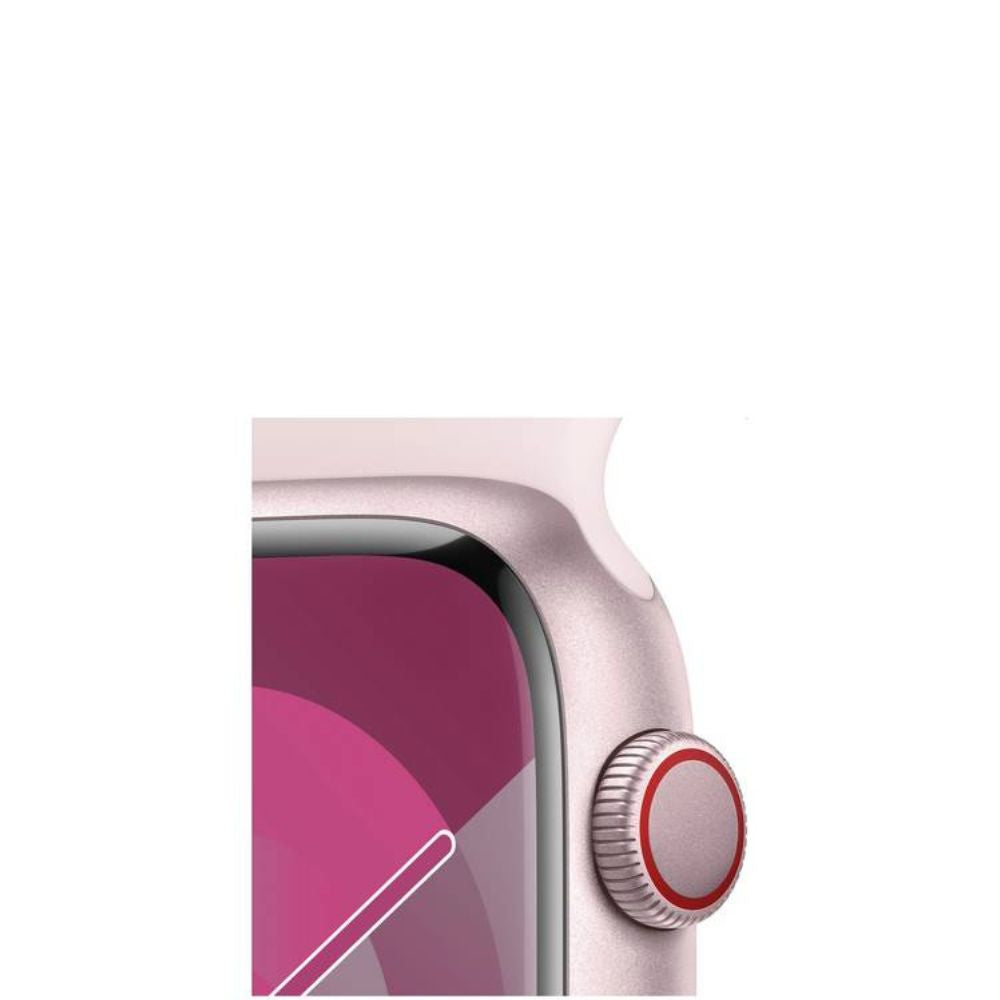 Apple Watch Series 9 Grade A Pink Aluminum 45mm GPS front view