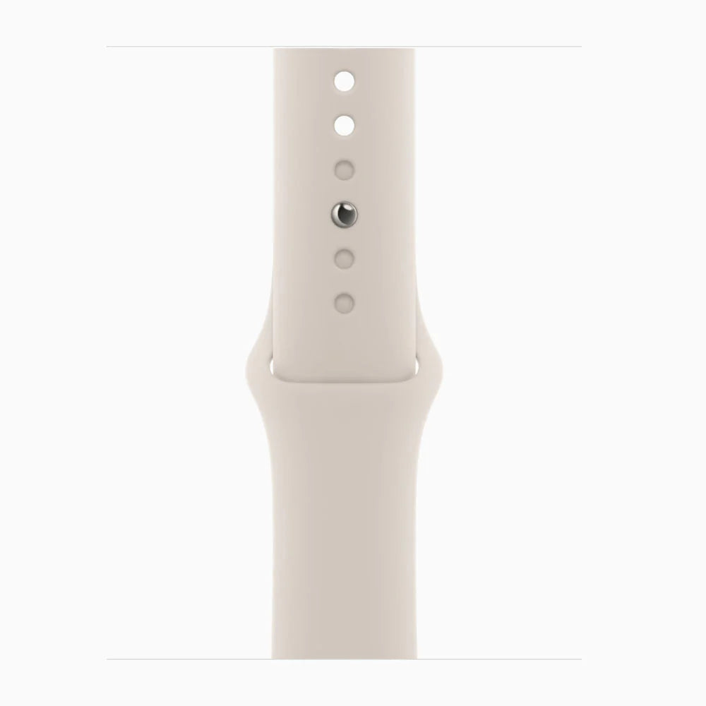 Apple Watch Series 9 Starlight Aluminum 41mm front view