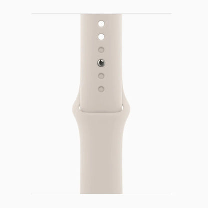 Apple Watch Series 9 Starlight Aluminum 41mm front view