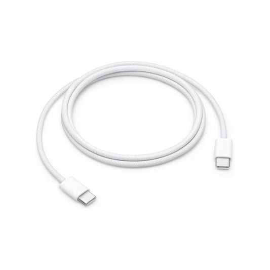 Durable 1 m USB-C to USB-C cable plugged into MacBook