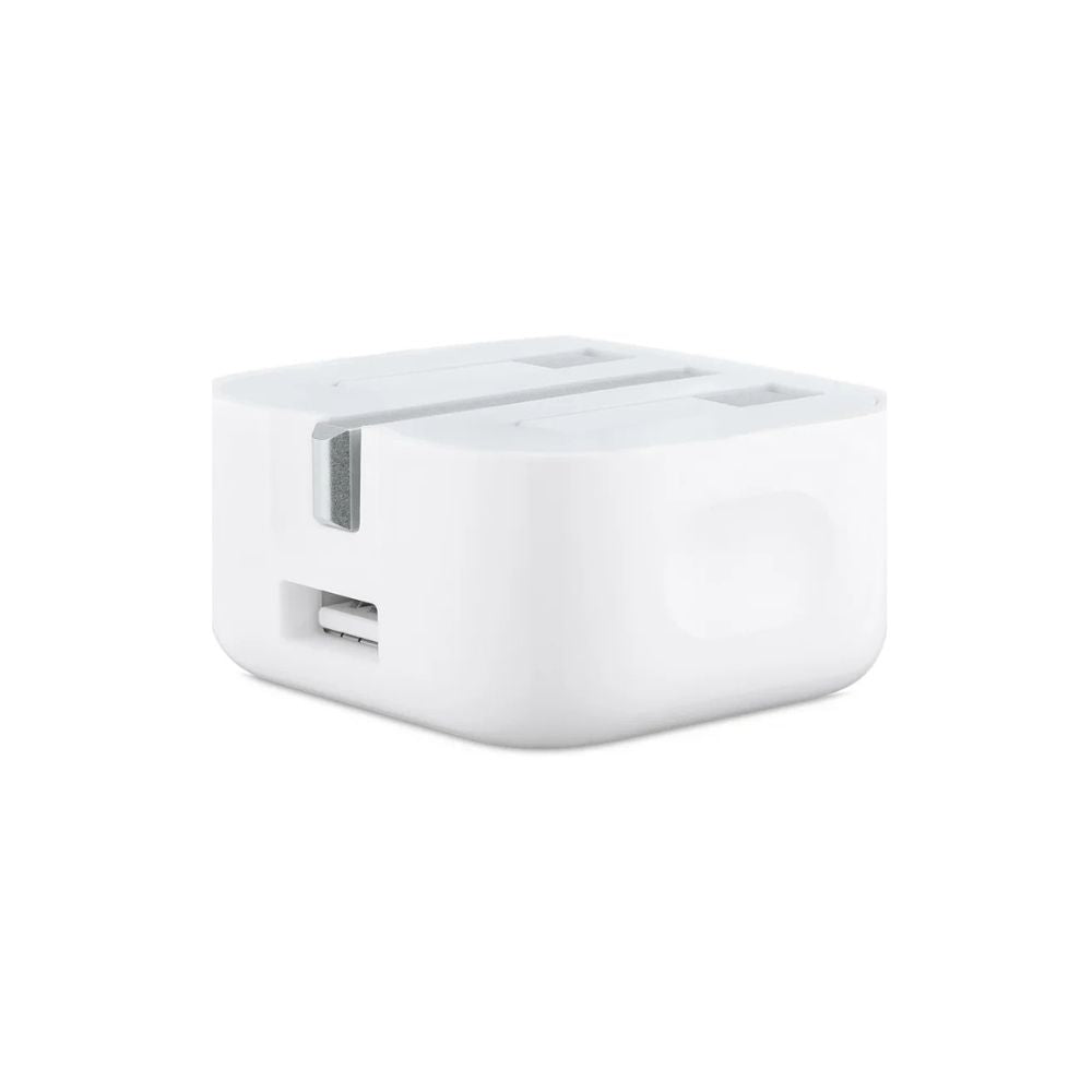 foldable USB-A charger 1A folded prongs view