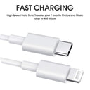 iPhone Type C to Lightning 1M Fast Charging Cable (AAA)