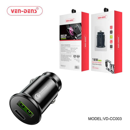 Dual USB Mini Car Charger 