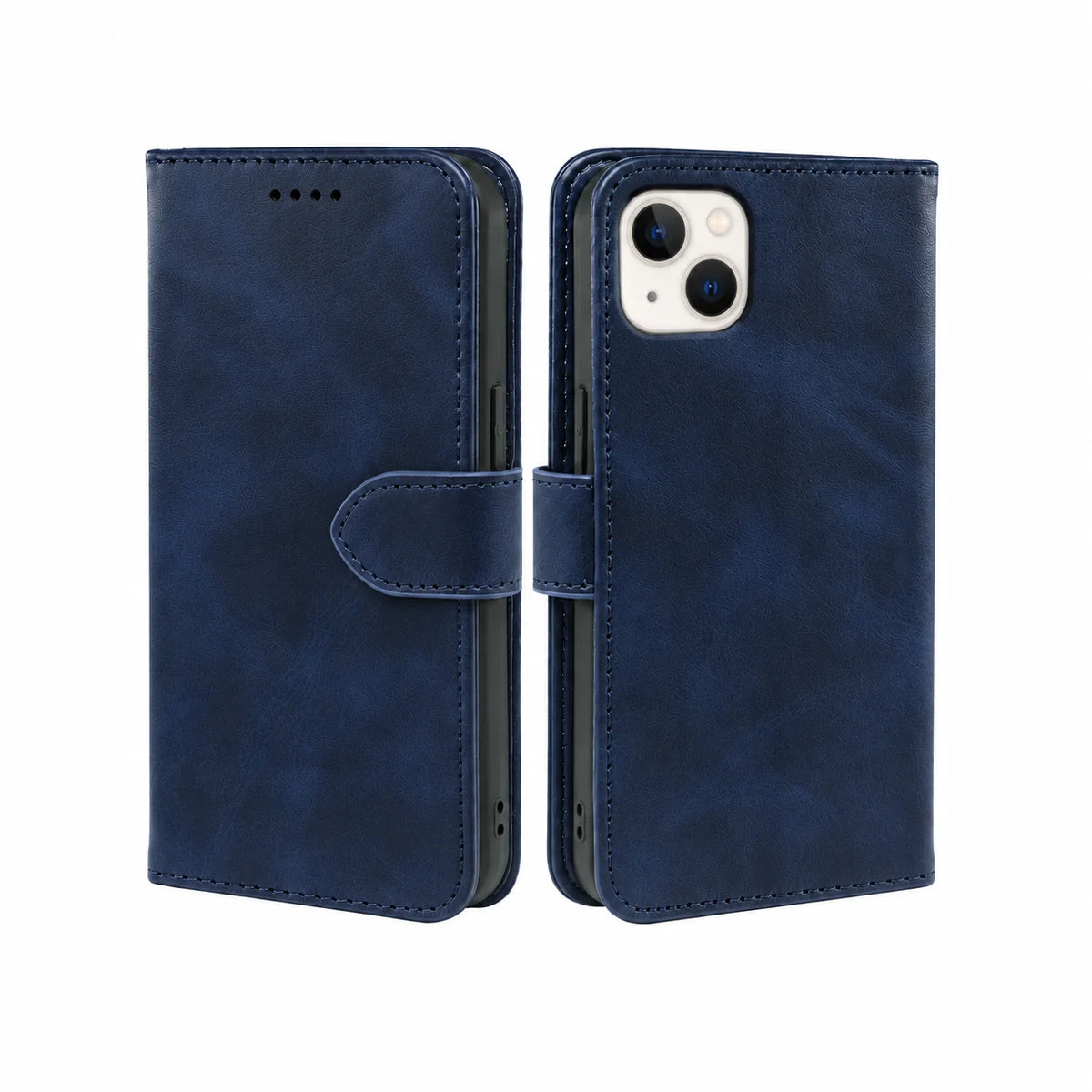 iPhone 15 Series Book Flip Case Leather Wallet