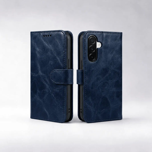 Samsung Galaxy A17 5G / A18 Book Flip Case Leather Wallet