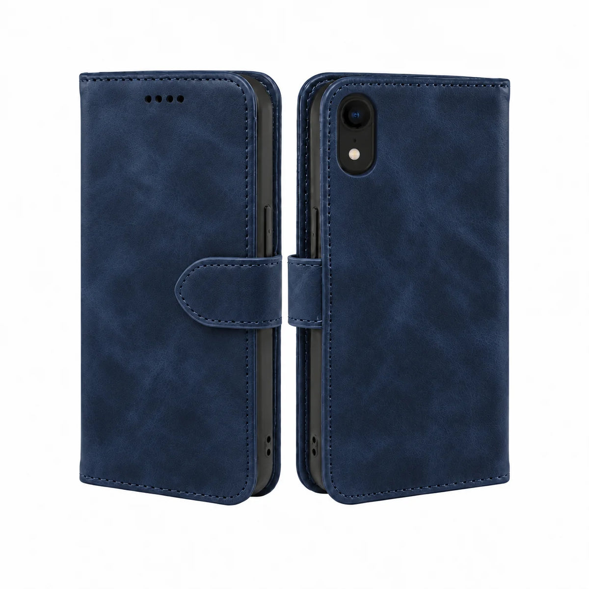 iPhone X / XS / XR / XS Max Book Flip Case Leather Wallet