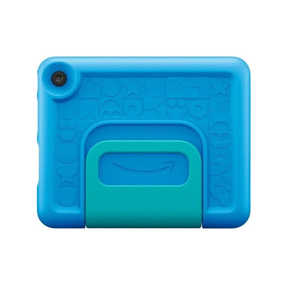Amazon Fire 7 Kids Tablet with blue kid-proof case