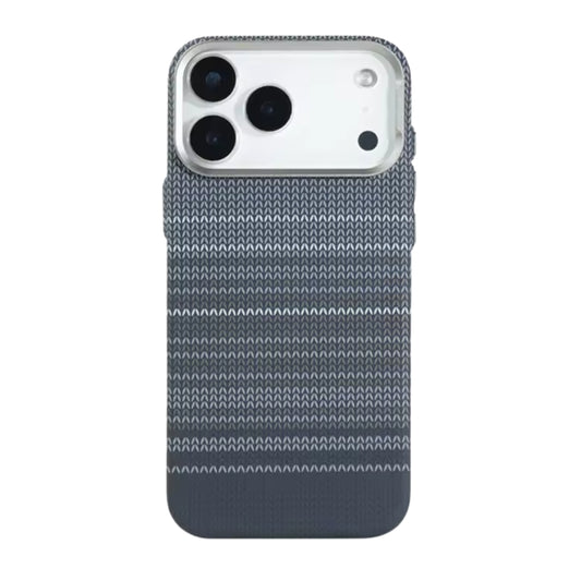 Gradient Stripe Woven Fabric Case for iPhone 17 & 18 Series