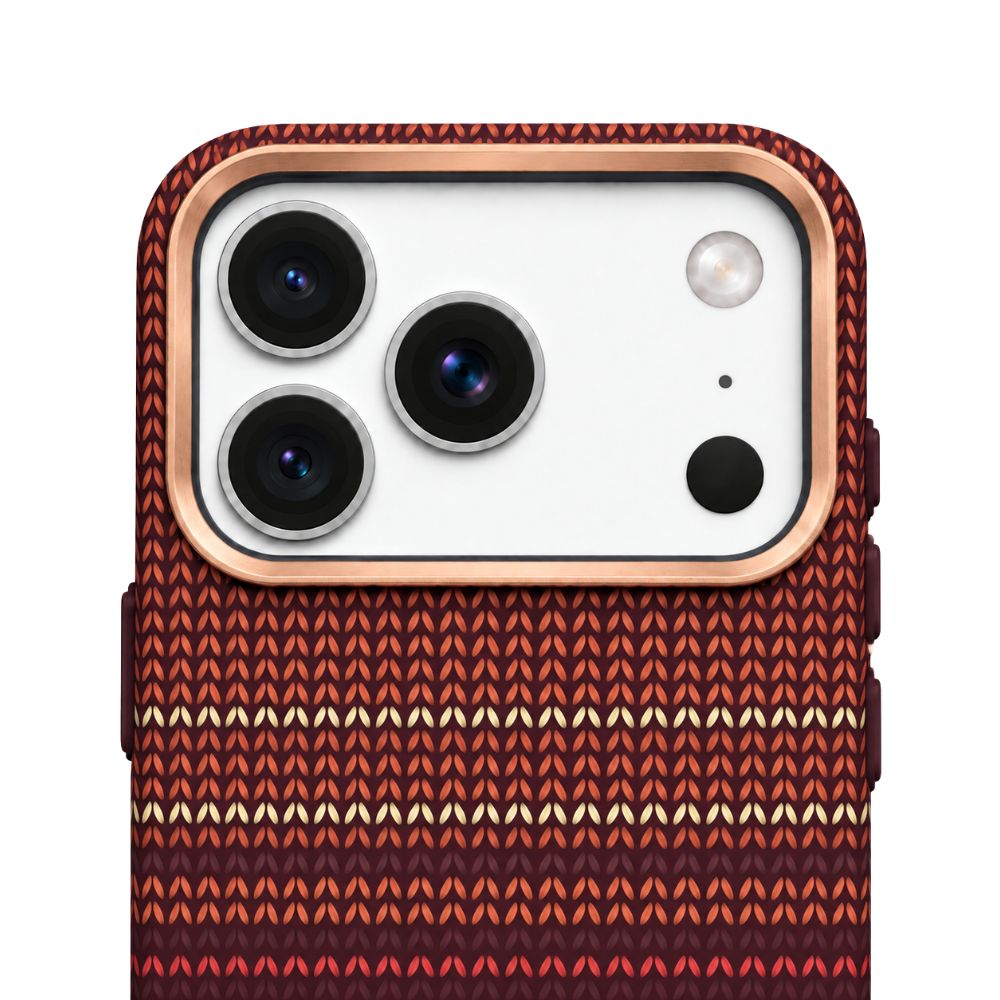 Gradient Stripe Woven Fabric Case for iPhone 17 & 18 Series