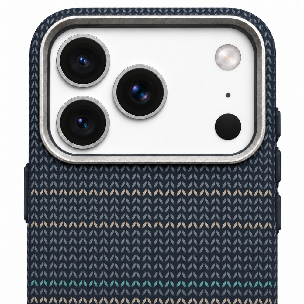 Gradient Stripe Woven Fabric Case for iPhone 17 & 18 Series