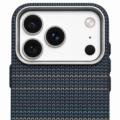 Gradient Stripe Woven Fabric Case for iPhone 17 & 18 Series