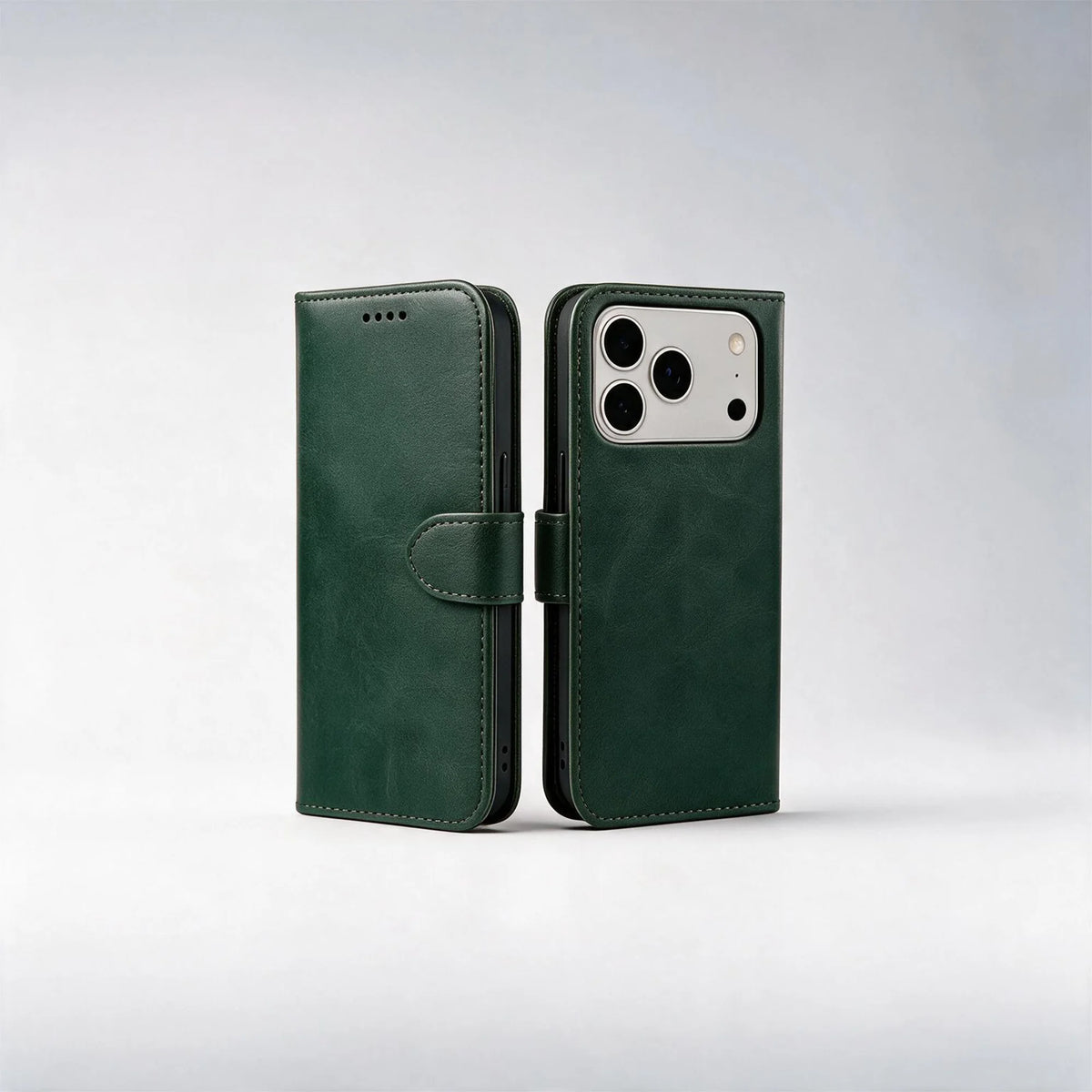 iPhone 18/17 Series Book Flip Case Leather Wallet